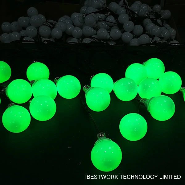 8cm RGB 3D DMX LED Bulb Ball String Fairy Lights