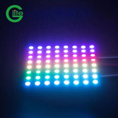 Hochwertige digital adressierbare DC5V IP20 Ws2812 RGB LED Pixel Matrix Panel Streifenleuchte