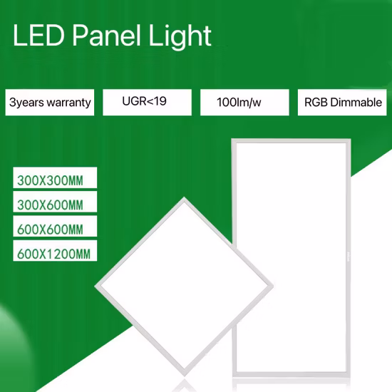 600*600 große LED-Deckenleuchte Smart Tuya RGB dimmbare Downlight-Panel-Leuchte