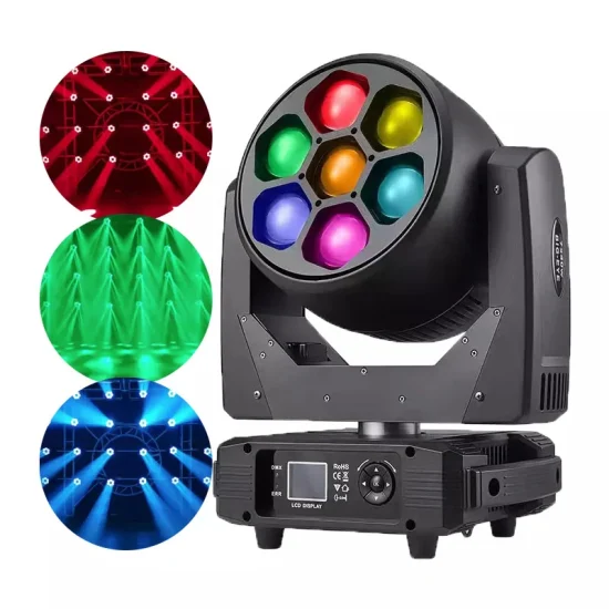 7X40W LED-Zoom-Kopfwasch-LED-Bühnenbeleuchtung